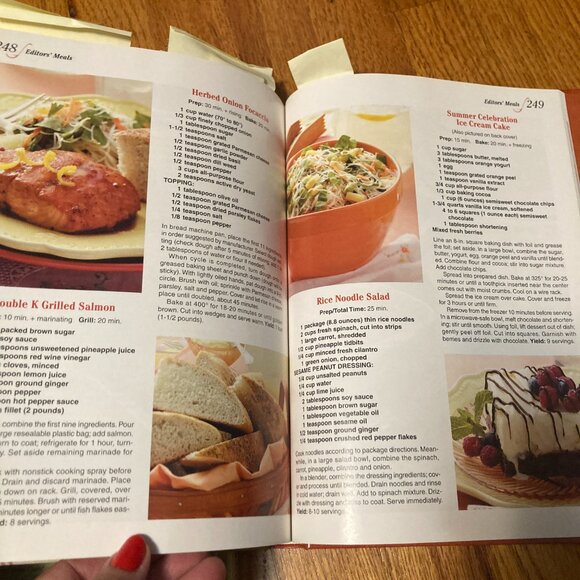 Taste Of Home Healthy Cooking Cookbook 2009 and 2008 Annual Recipes Cookbook - Picture 6 of 16